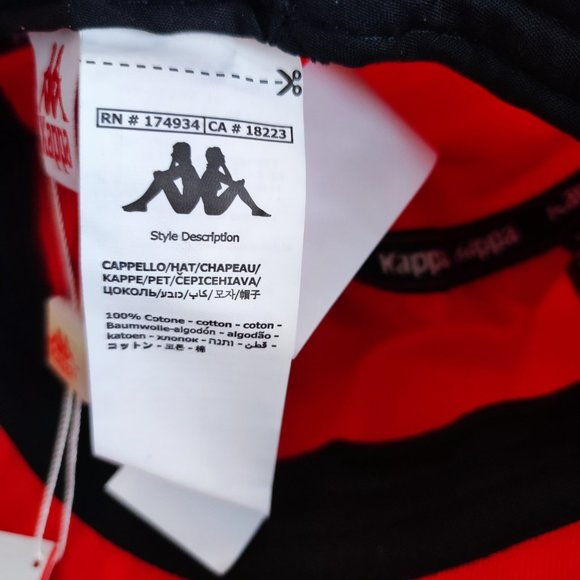 Kappa Red Bucket Hat - Picture 5 of 7